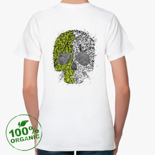 Женская футболка из органик-хлопка с принтом The Skulls