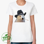 Женская футболка органик