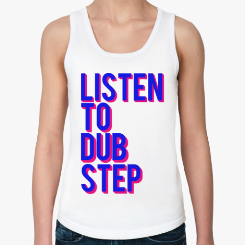 Женская майка с принтом DubStep