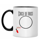 Кружка двухцветная