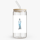 Банка с бамбуковой крышкой