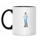 Кружка двухцветная