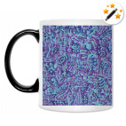 Голубое в фиолетовом