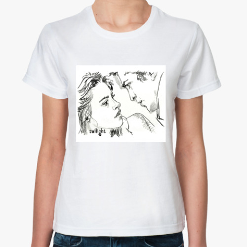 Классическая футболка с принтом Сумерки