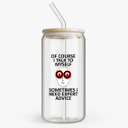 Банка с бамбуковой крышкой