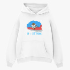 Толстовка худи оверсайз