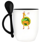 Кружка с ложкой