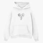 Толстовка худи оверсайз