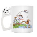Кружка с футбольным мячиком