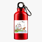 Металлическая бутылка 400 мл UV-DTF