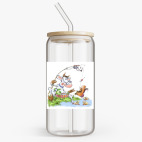 Банка с бамбуковой крышкой