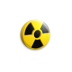 Значок 25 мм radioactiviti