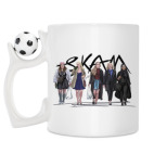 Кружка с футбольным мячиком