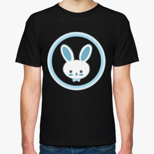 Футболка с принтом Зайка для влюблённых