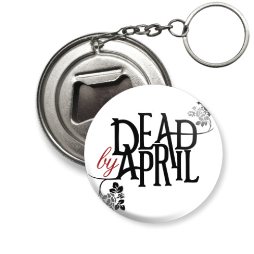 Брелок-открывашка с принтом Dead by April