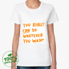 Женская футболка органик