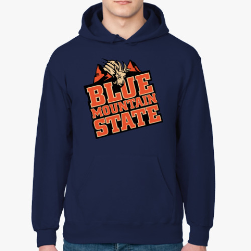 Толстовка худи с принтом Blue Mountain State
