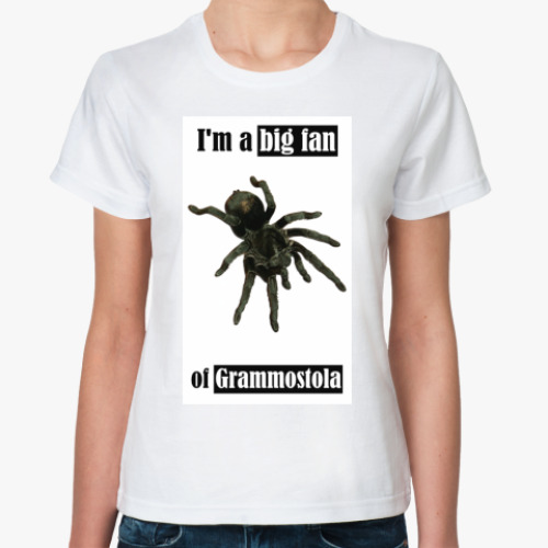 Классическая футболка с принтом Pulchra