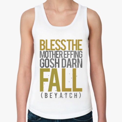 Женская майка с принтом BLESSTHEFALL