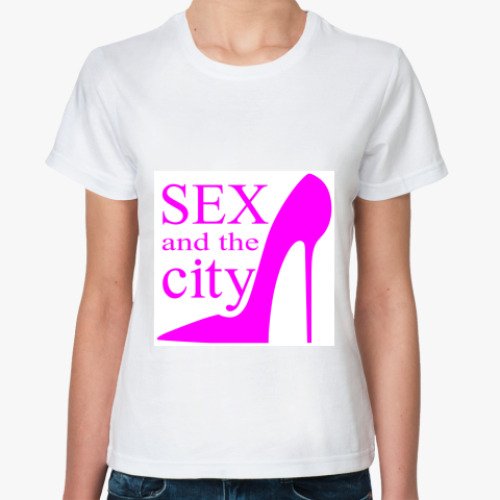 Классическая футболка с принтом SEX and The City