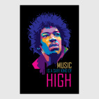 Постер 30 х 45 см Jimi Hendrix
