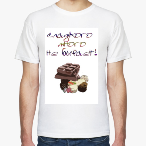 Футболка с принтом Сладости