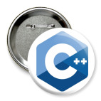Значок 75 мм C++