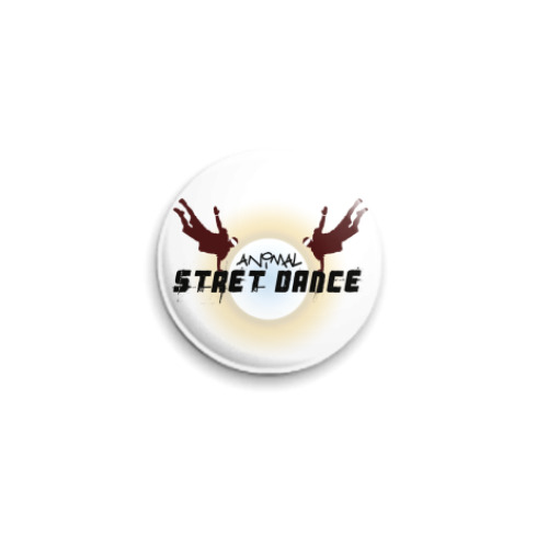 Значок 25мм с принтом street dance
