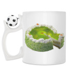 Кружка с футбольным мячиком