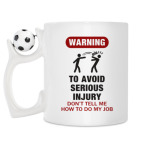 Кружка с футбольным мячиком