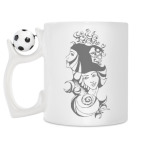 Кружка с футбольным мячиком