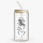 Банка с бамбуковой крышкой