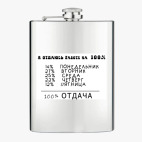 Фляжка стальная