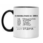 Кружка двухцветная