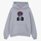 Толстовка худи оверсайз