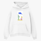 Толстовка худи оверсайз