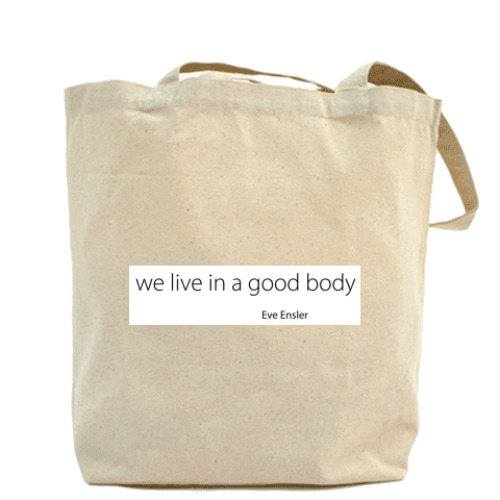 Сумка шоппер с принтом  Отличное тело