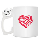 Кружка с футбольным мячиком