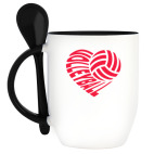 Кружка с ложкой