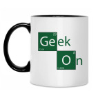 Кружка двухцветная