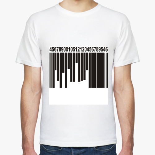 Футболка с принтом Штрих