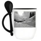 Кружка с ложкой