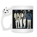 Кружка с футбольным мячиком