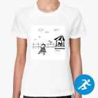 Женская спортивная футболка