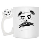 Кружка с футбольным мячиком