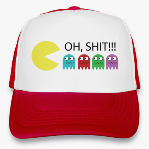 Кепка-тракер с принтом Pacman Кепка