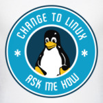 Change to Linux пингвин Tux