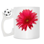 Кружка с футбольным мячиком