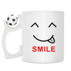 Кружка с футбольным мячиком