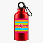 Металлическая бутылка 400 мл UV-DTF